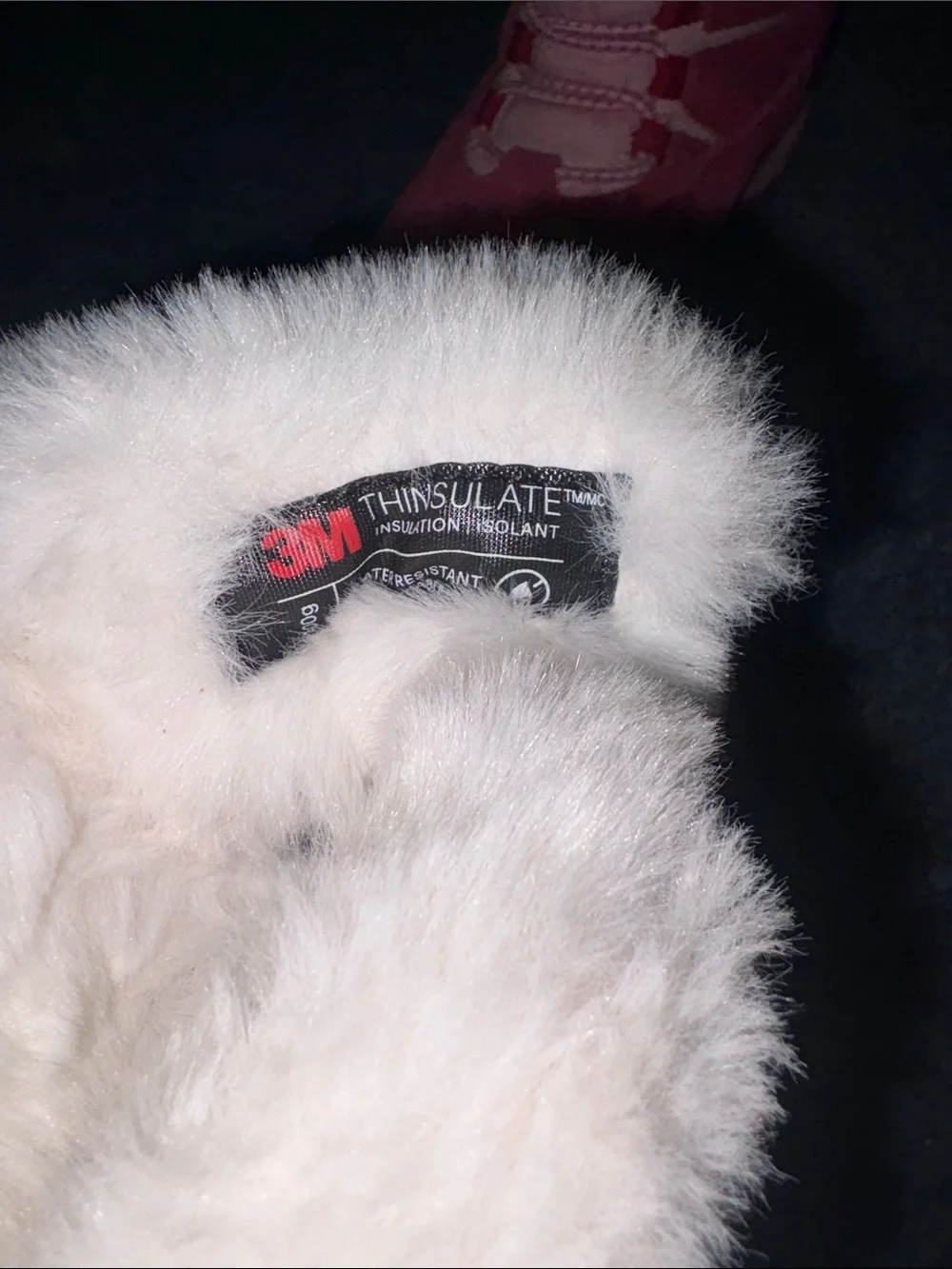 3M Thinsulate Pink Kids Winter Boots with Faux Fur Cuff
